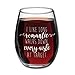 Amandir 1 PCS Romantic Walks at Target Funny Wine Glass 15oz, y-Coffee