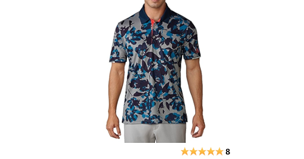 floral golf polo
