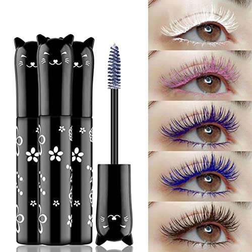 Purple mascara Eyes Makeup Color Mascara Waterproof Fast Dry Eyelashes