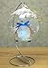 BANBERRY DESIGNS Metal Ornament Stand Smooth Silver Chrome - 9 Inch High - Set of 6