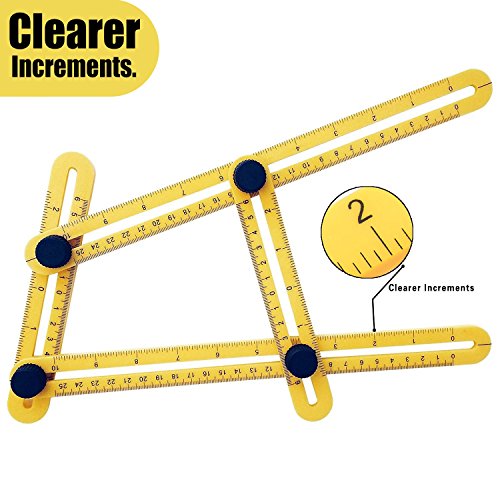Buy Multi Angle Measuring Tool, Adjustable Angleizer Template Tool for