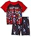 Power Rangers Big Boys 2-Piece Pajama Set, Red, 8
