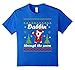 Dabbin Through the Snow Santa Ugly Christmas Sweater T-shirt