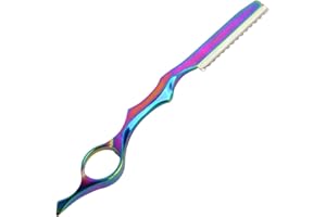 Professional Hair Styling Razor, Stainless Steel Hair Cutting Tool for Salon & Home, Premium Hair Thinning Texturizing Faethe