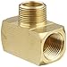 Anderson Metals-06131-02 Brass Pipe Fitting, Barstock Tee, 1/8