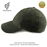 100% Cotton Baseball Cap - Unisex Plain Hat with Adjustable Velcro
