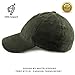 100% Cotton Baseball Cap Unisex Plain Hat with Adjustable Velcro