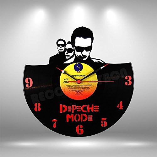 Depeche Mode Vinyl record clock - Handmade original gifts &amp; home decoration.