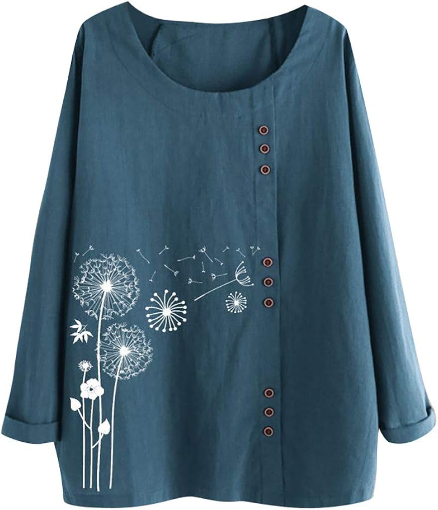 women's plus size linen tops