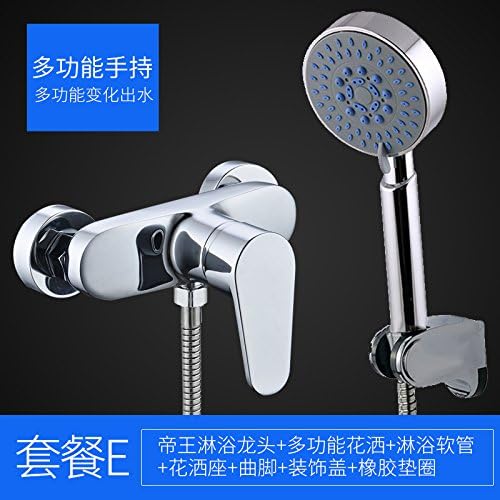 SunSuiHui porcelain triple copper shower faucet flush water valve of water heater bath shower faucet simple suit,Imperial multifunctional hand set
