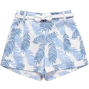Bonny Billy Girls Shorts Fashion Solid Pants with Pockets