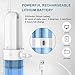 Cordless Water Flosser Oral Irrigator - Portable and Rechargeable IPX7 Waterproof 4 Modes with 200ml Large Cleanable Water Tank and 2000mAh Long Life Battery for Home & Travel, Oral & Nose Care