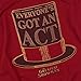 Popfunk The Greatest Showman Everyone's Got an Act Unisex Adult T Shirt for Men and Women (XX-Large) Red