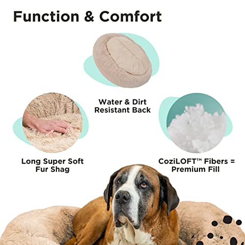 Best Friends by Sheri The Original Calming Donut Cat and Dog Bed in