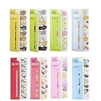 BabyPrice (8 Packs) Cute Animals Sticker Bookmarks Memo Pad Sticky Notepaper Sticky Notes Page Flags Self-stick Tab Bookmark Marker Pad Cartoon Office School Supplies