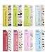 8 Pack Cute Animals Sicker Bookmarks Memo Pad Sticky Notepaper Sticky Notes Page Flags Self-Stick Tab Bookmark Marker Pad Cartoon Office School Supplies