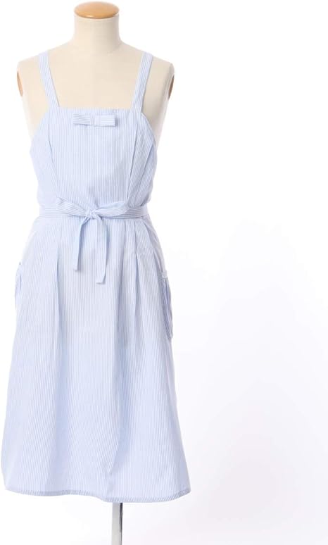 Amazon アフタヌーンティー リビング Afternoontea Living エプロン Gl63 リボン ワンピース エプロン ライトブルー エプロン オンライン通販
