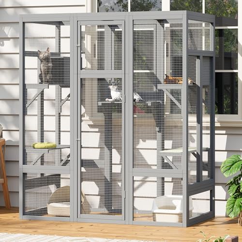 YADSUNY 70Inch Catio Outdoor Cat Enclosure