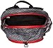 adidas Hermosa Mesh Backpack, Lo Stripe Black/Scarlet, One Size