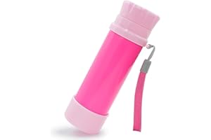 Luwint Portable Pocket Pirate Monocular Telescope - Retractable Educational Science Toys Spyglass for Kids Boys Girls (Rose Red/Pink)