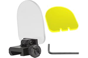 HooGou Scope Optic 3mm Thick Scope Foldable Sight Lens Protector for Aim Sports Rifle Airsoft Tactical Scope Red Dot