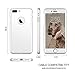 Veno 5.5sliver 360 Degree All-Around Full Body Ultra-Thin Fit Case Cover with Tempered Glass Screen Protector, Ultra-Slim, Light-Weight, Hard Snap-On for Apple iPhone 7 Plus - Silver