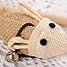 Earthtone Solutions Cat Kitten Teaser Wand Toys, Sisal with Mouse, Bell, Feather, Elastic String, Sturdy Wood Stick, Interactive Fun, Cat Catcher Mice for Pet, Set of 3