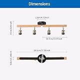 ANWIO Kitchen Lights Ceiling 4 Way E27 Adjustable Spotlight Bar Lighting view 5