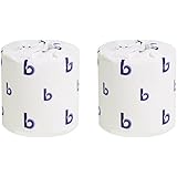 Boardwalk 6180 Two-Ply Toilet Tissue, White, 4 1/2 x 3 Sheet, 500 Sheets Per Roll (Case of 96 Rolls) - 2 Packs