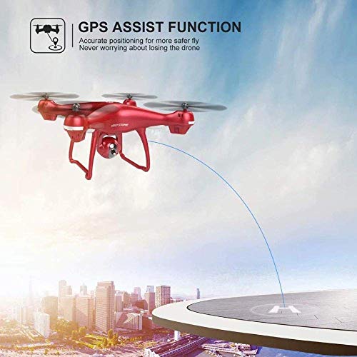 Drohne mit 1080p HD Kamera FPV Live Video RC Quadcopter mit GPS Return Home Funktion Follow Me und Altitude Hold, Drohne… – Bild 5