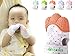 Baby Teething Mitten for Babies Self-Soothing Pain Relief and Teething Glove BPA FREE Safe Food Grade Teething Mitt (1-pack,Orange)