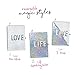 Magic Sequin Journal Where L0VE Changes to LlFE with Color Changing Flip Sequins - Pure White Sequin Notebook Reverses to Dazzling Rainbow/Mermaid Silver - Perfect Gift for Girls and Teens