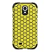 Ballistic AP1160 - A115 Aspira Honeycomb Pattern Case for Samsung Galaxy S4 - 1 Pack - Retail Packaging - Yellow/Charcoal