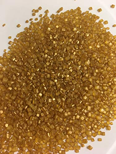 Pearl Gold Sugar Crystals Sprinkles (4 Ounce)