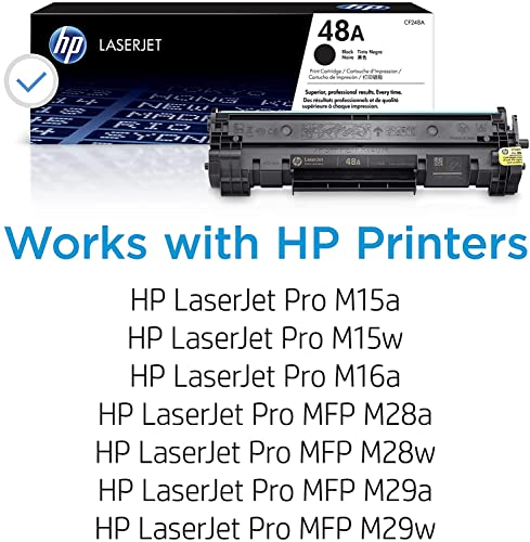 Original HP 48A Black Toner Cartridge | Works with HP LaserJet Pro M15, M16  Series, HP LaserJet Pro MFP M28, M29 Series | CF248A | Pricepulse