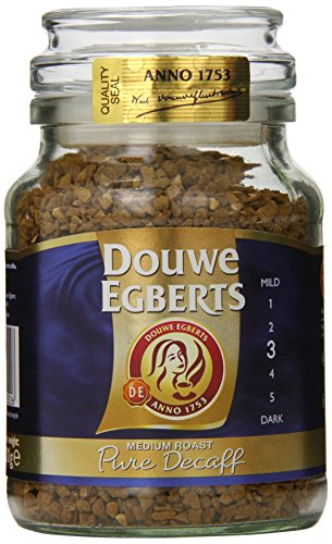 Douwe egberts pure decaf instant coffee, medium roast, …