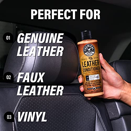 Chemical Guys SPI_109_04 Leather Cleaner and Conditioner Complete Leather Care Kit for Use on