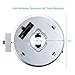 OMorc Patio Umbrella Light with 3 Level Brightness Wireless 28 LED Lights, 100 Lumen - Silver