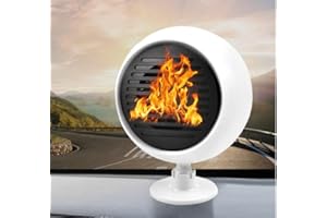 MICLSRS 12V 180W Dashboard Heater for Car, Fast Heating, Protable Car Heater Defroster That Plugs Into Cigarette Lighter for All Kinds of Vehicle