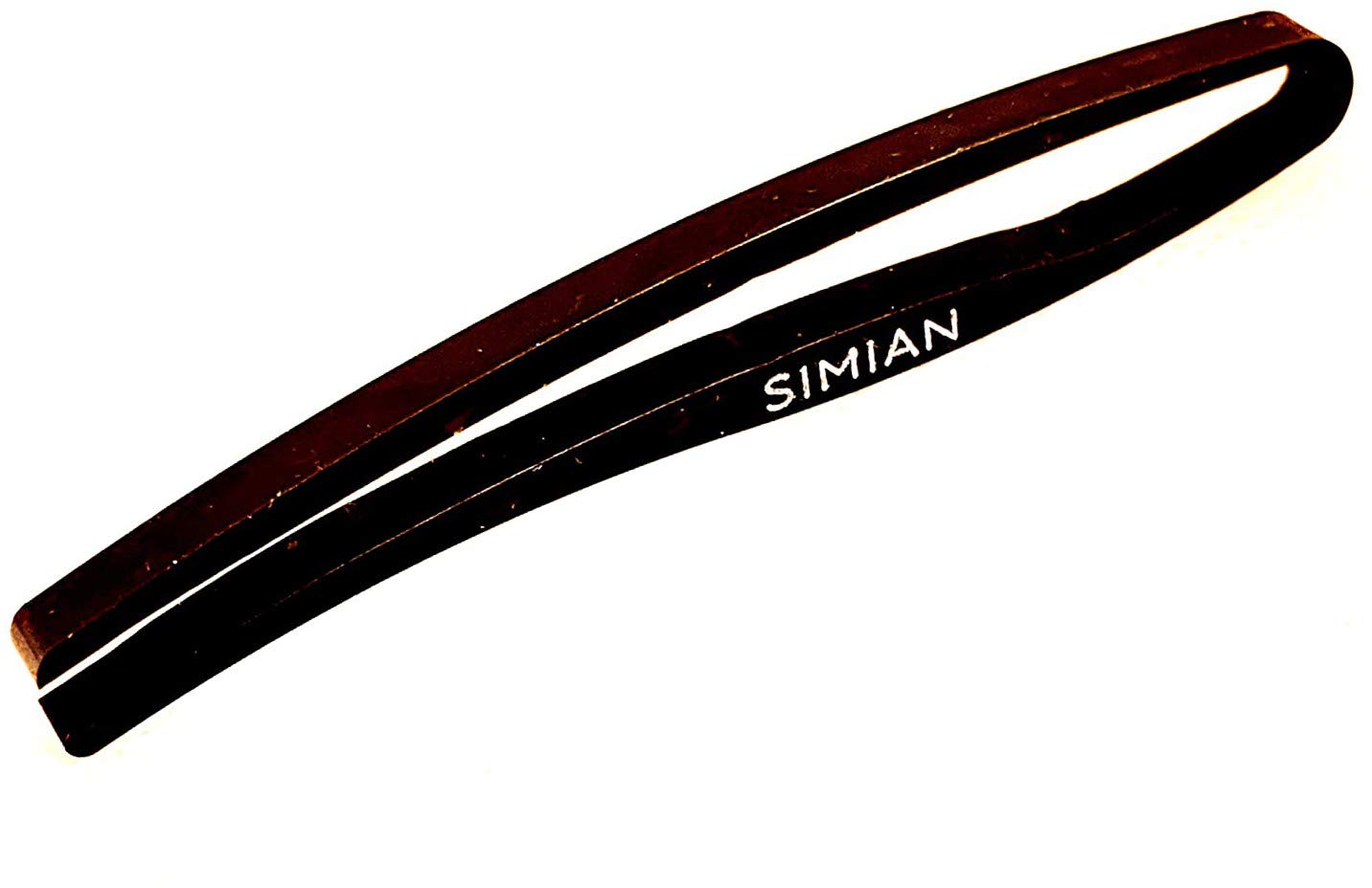 SIMIAN Slim Tweezers - Precision Tweezers Professional Quality Made in Japan for Eyebrow Eyelash Women and Men (Black)