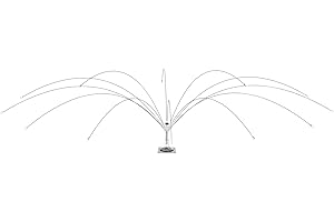 3 BUZZLETT Buzzlett Stainless Steel Bird Deterrent with PVC Base for Outdoors, Boats, Docks and HVAC - Efficient Bird Repellent for Birds, Deters Seagulls and Other Birds from Landing- 8ft