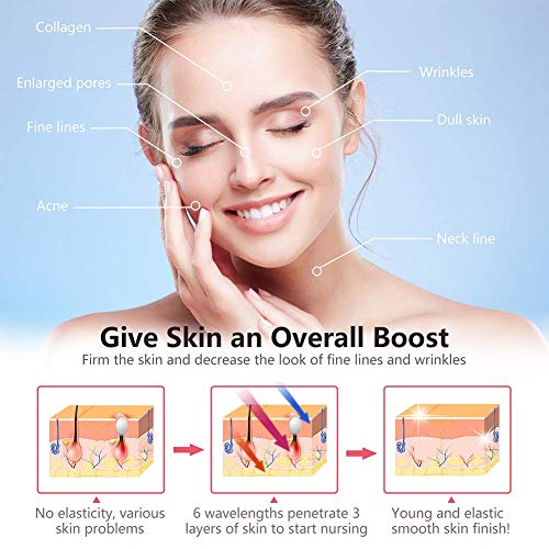 Red Light Therapy Device 6 Colors Therapy Red Light Blue Light Yellow