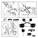Bondage Kit, Hy-Fung 10 Pcs Under Bed Restraint Set, Bondage Equipment Kits