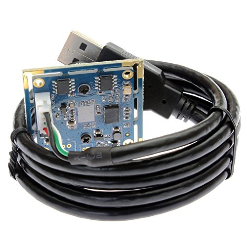 ELP 720p HD USB Camera Module with Microphone H.264 Mini UVC USB2.0 Audio Video Webcam Board for Android Linux Windows Mac Video Surveillance PC Camera for Computer, Laptop, Raspberry Pi, Jetson Nano - Image 4