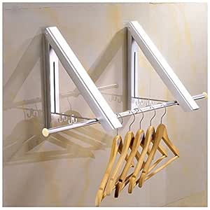 Tendedero plegable, plegable de aluminio qiansheng perchero de pared