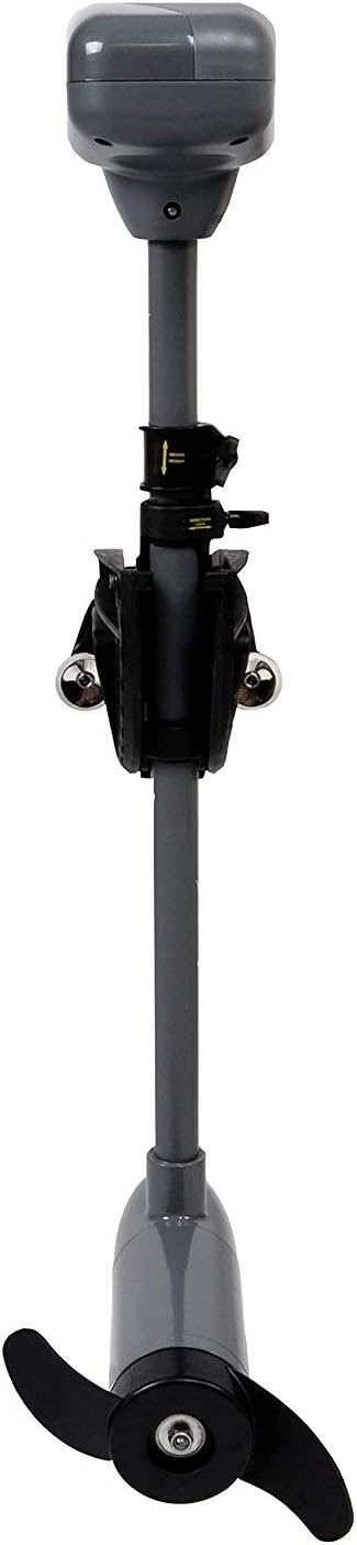 Newport Vessels Kayak Series 36lb Thrust Transom Mounted Saltwater Electric Trolling Motor w/ LED Battery Indicator (24" Shaft): Sports & Outdoors