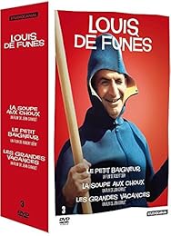 Coffret Louis De Funès - La Soupe Aux Choux + Le Petit Baigneur + Les Grandes Vacances - Pack
