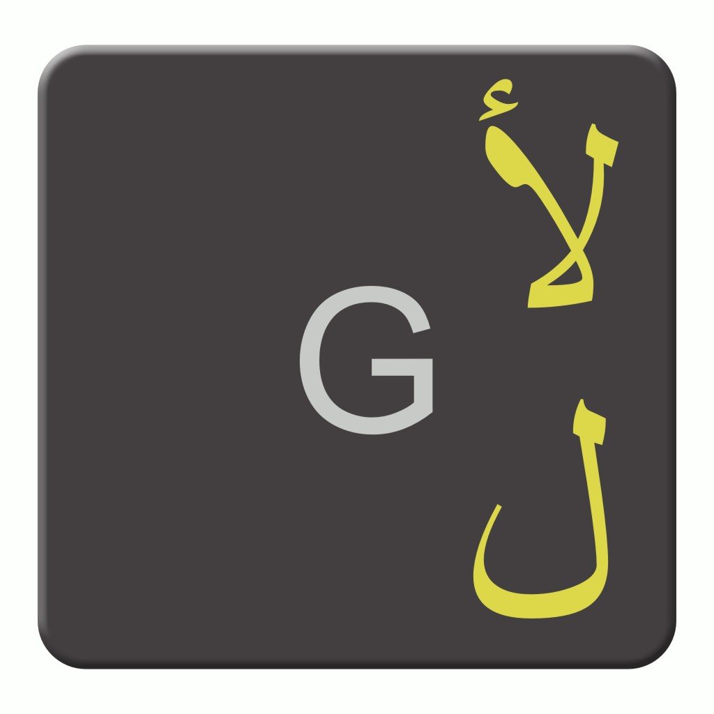 Russian Keyboard Stickers Transparent and Laminated