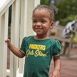 Gerber NFL Green Bay Packers 3 Pack Ruffle Sleeve