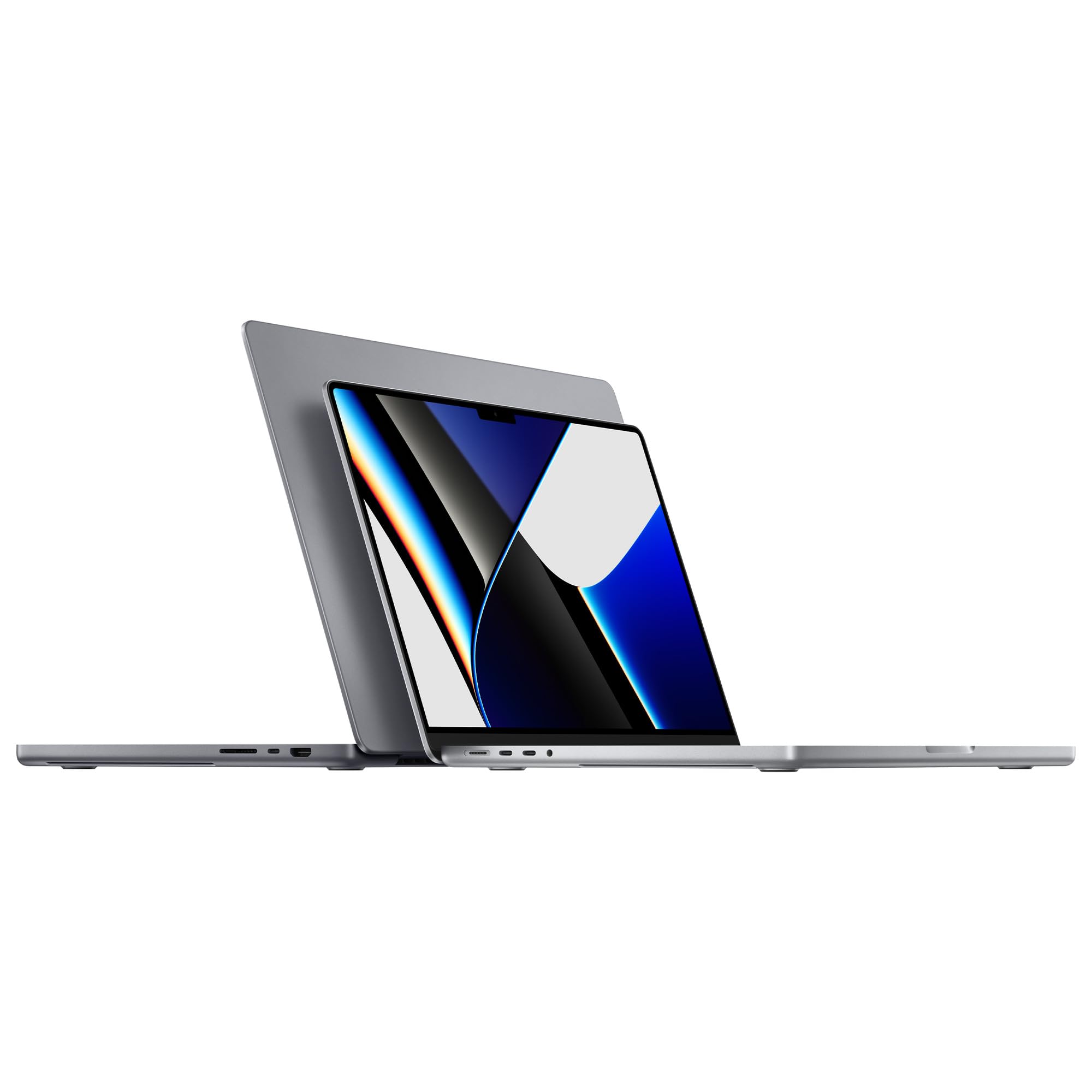 2021 Apple MacBook Pro with Apple M1 Pro Chip (14-inch, 16GB RAM, 512GB SSD Storage) (QWERTY ENGLISH) Space Gray (Renewed)